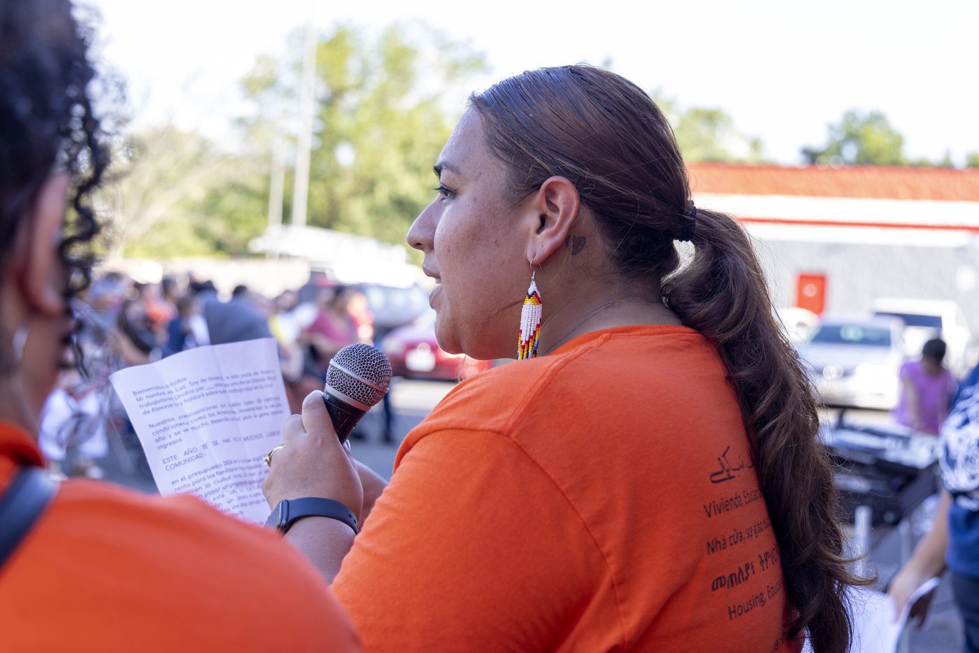 Tenants + Workers 2023 Annual General Meeting
COPYRIGHT REBECCA DROBIS

TWU first organized in the mid-1980s in response to the scheduled mass evictions of thousands of low-income renters in the Arlandria neighborhood of Alexandria.